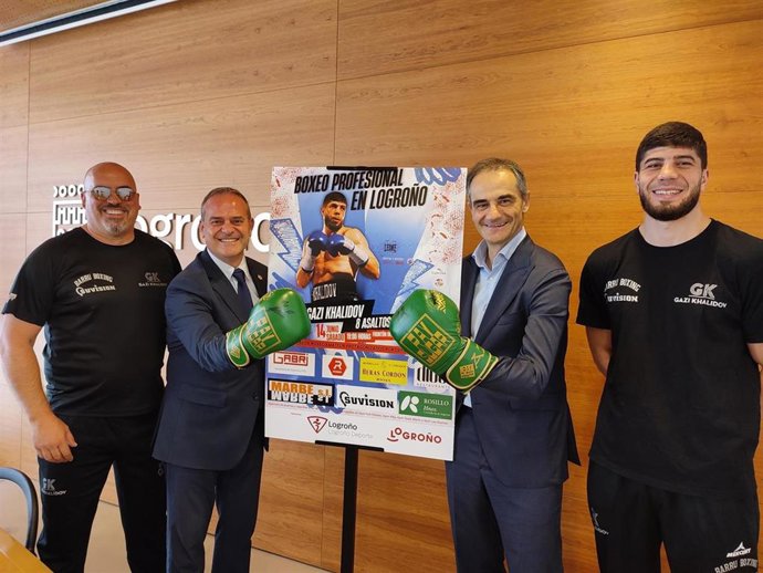 El frontón del C.D.M Las Gaunas acogerá este sábado un combate profesional de boxeo entre Gazi Khalidov e Iván Matute