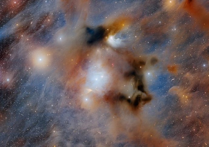 Imagen de la nube molecular oscura Camaleón I.