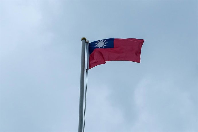 Archivo - Arquivo - Bandera taiwanesa (Arquivo)
