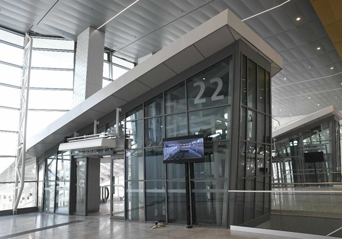 Nuevo vestíbulo estación Chamartín Clara Campoamor, Madrid.