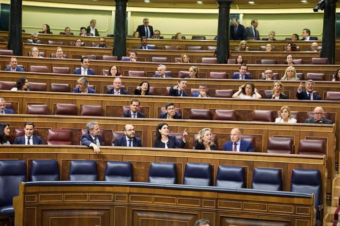 Sesión plenaria en el Congreso de los Diputados, a 12 de junio de 2025, en Madrid (España). 