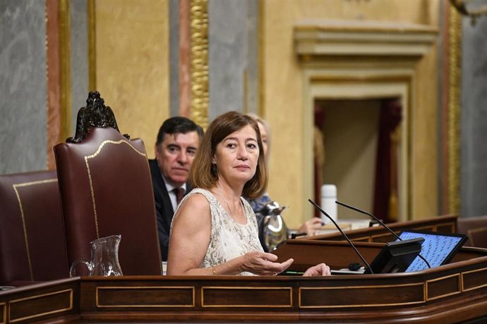 La presidenta del Congreso, Francina Armengol, en el Congreso de los Diputados, a 11 de junio de 2025, en Madrid (España). 