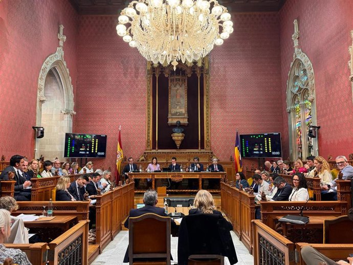 Archivo - Pleno del Consell de Mallorca.