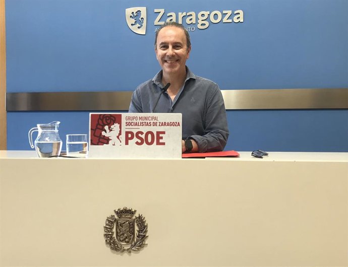 El concejal del grupo municipal del PSOE en el Ayuntamiento de Zaragoza, Chema Giral