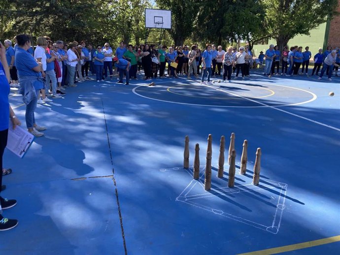 Una edición anterior de los juegos autóctonos.