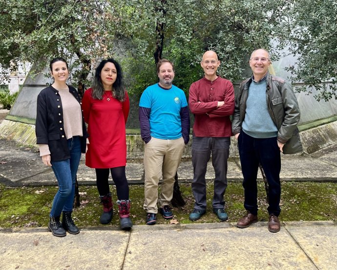 El equipo del proyecto en la Universidad de Córdoba.