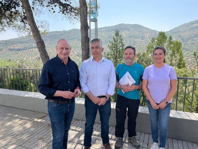 José Luis Hidalgo, Emilio Torres, Crisanto Martín y Yolanda Caballero.