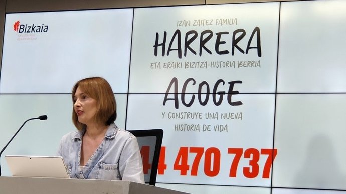 Amaia Antxustegi hace un llamamiento a familias de acogida de Bizkaia