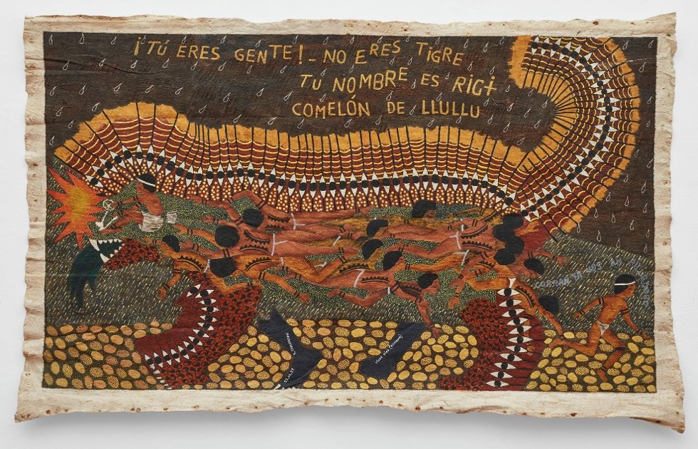 Somos raíces es la primera muestra dedicada exclusivamente a Santiago Yahuarcani y Nereyda López fuera del Perú y presenta un conjunto de casi setenta obras que abarca desde sus trabajos de principios de los años 2000, nunca antes vistos fuera de Perú.