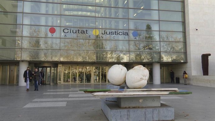 Archivo - Exterior de la Ciutat de la Justicia de Valencia.  