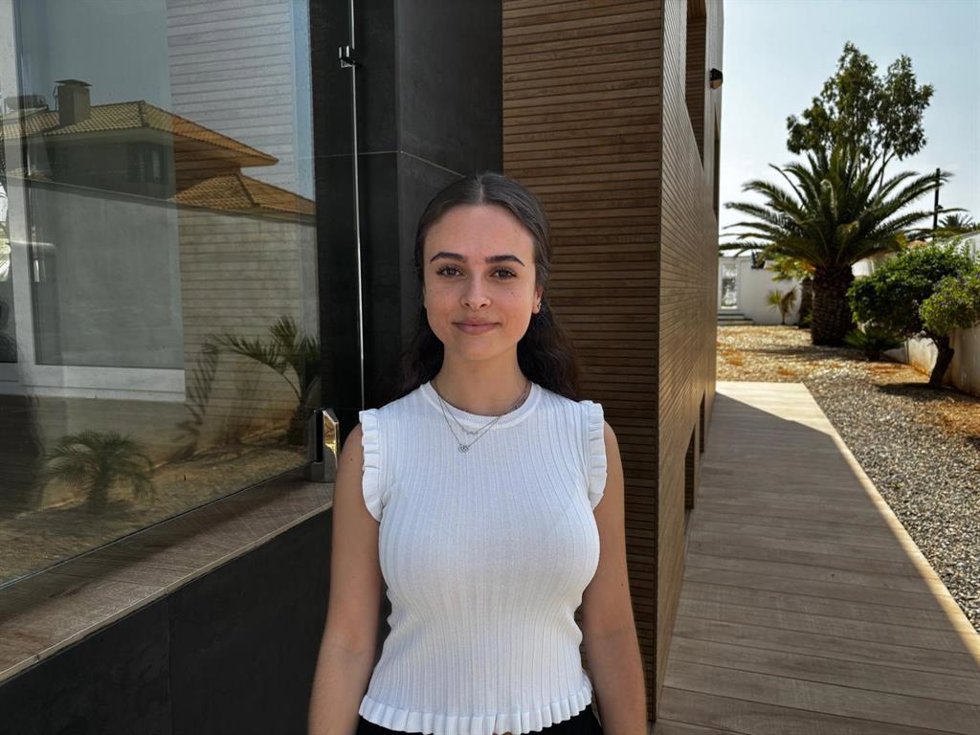 Alicia Jiménez, 13,93 en la PAU, la nota más alta de la provincia de Almería.