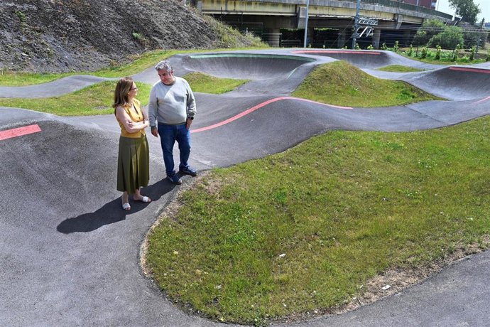 Nuevo parque con pump track en Nueva Montaña.