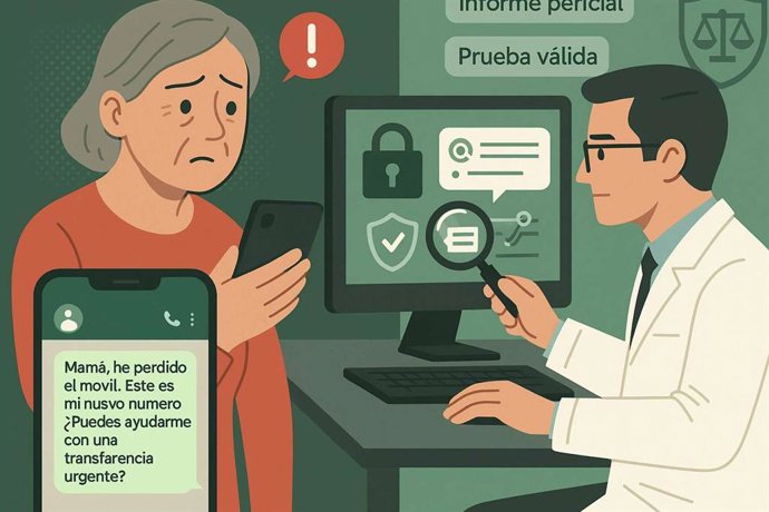 Si se recibe este mensaje por WhatsApp, ¡no hay que contestar! Es una estafa - Por Perito Whatsapp Madrid