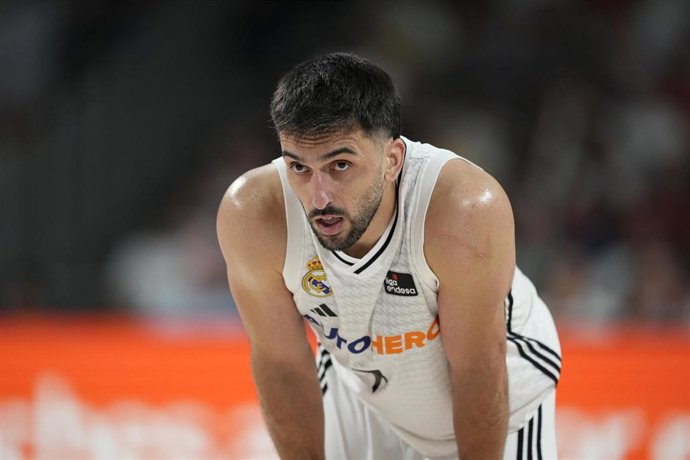 El base del Real Madrid Facundo Campazzo durante un partido