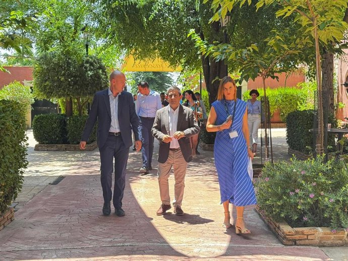 Francisco Reyes a su llegada a la jornada de convivencia