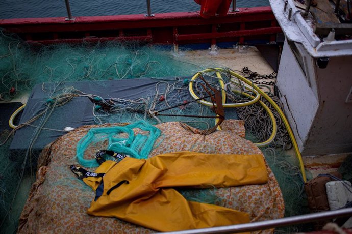 Archivo - Materials de pesca al Port d'Arenys