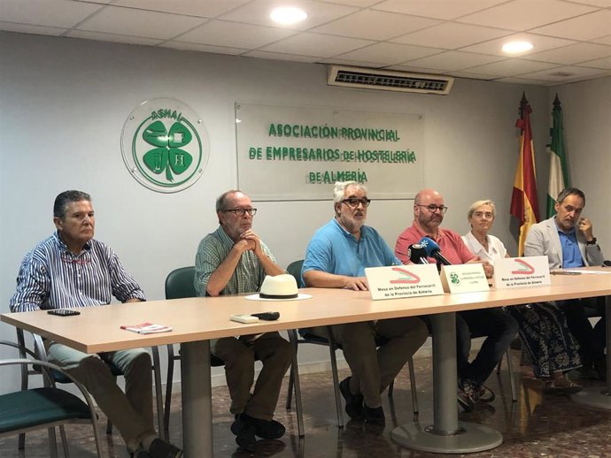 Comparecencia de la Mesa en Defensa del Ferrocarril de Almería.