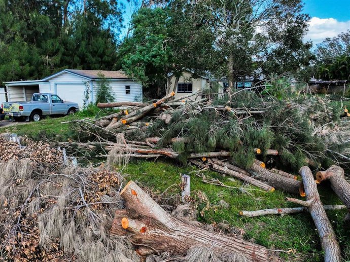 Archivo - Huracán Milton, en EEUU, a 22 de octubre de 2024. 
