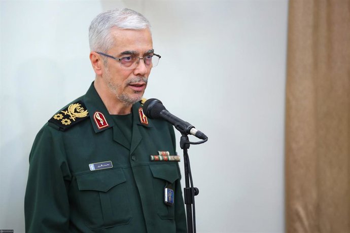 Archivo - El jefe del Estado Mayor del Ejército de Irán, Mohamad Bagheri.