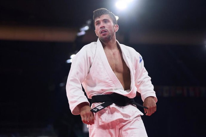 Archivo - El judoca español Fran Garrigós en los Juegos Olímpicos de París 2024