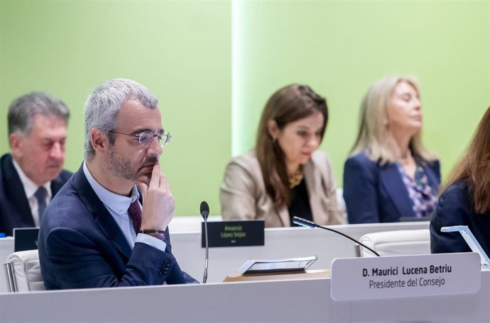 Archivo - El presidente del Consejo de AENA, Maurici Lucena, durante una Junta General de Accionistas de Aena.