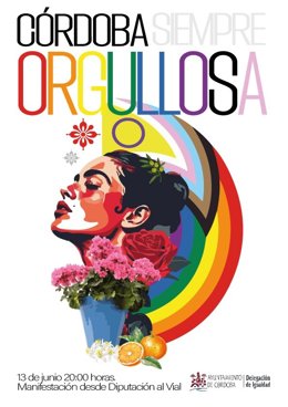 Cartel de la manifestación respaldada por el Ayuntamiento de Córdoba a la que no acudirán varios colectivos.