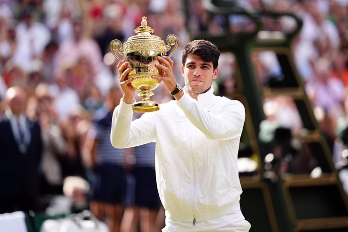 Archivo - Carlos Alcaraz, Wimbledon