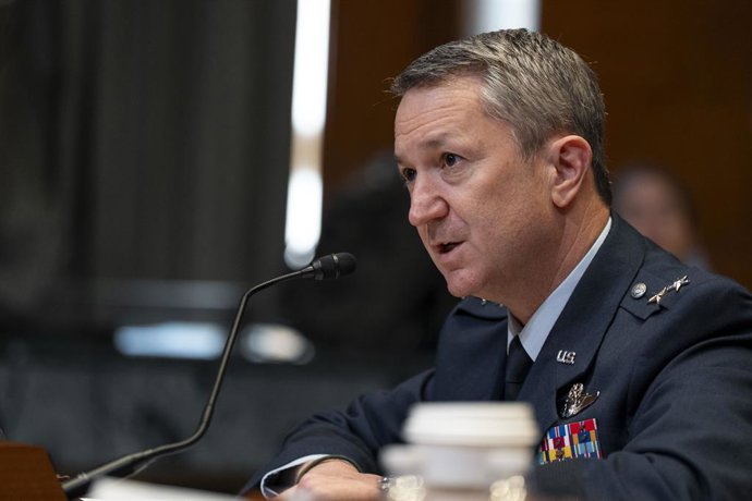 11 de junho de 2025, Washington, Dc, Estados Unidos da América: O presidente do Estado-Maior Conjunto dos EUA, general Dan Caine, comenta sobre o orçamento proposto para o ano fiscal de 2026 durante depoimento perante o Subcomitê de Apropriações do Senado