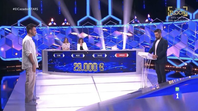 El presentador riojano David Moreno, gana el bote de 'El Cazador Stars' en La 1 de TVE