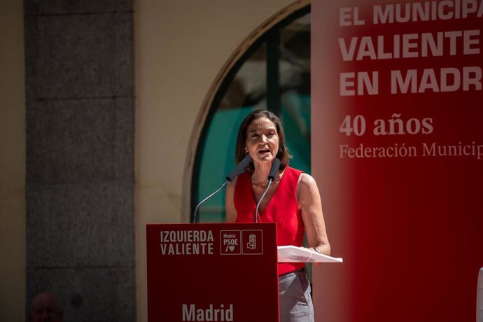La portavoz del PSOE en el Ayuntamiento de Madrid, Reyes Maroto