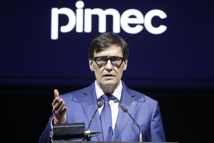 El presidente de la Generalitat, Salvador Illa