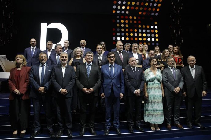 El preidente de la Generalitat, Salvador Illa, en la 38 edición de los Premis Pimec