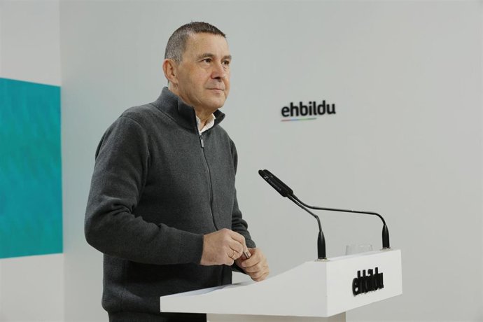 Archivo - El coordinador general de EH Bildu, Arnaldo Otegi