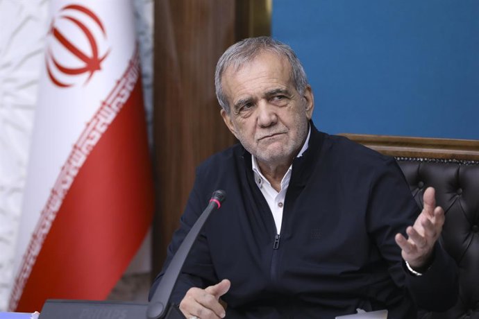 Archivo - Arquivo - Presidente do Irã, Masud Pezeshkian (arquivo)