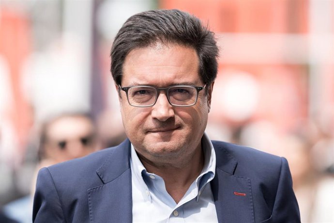 El ministro para la Transformación Digital y de la Función Pública, Óscar López, durante el 'South Summit’ 2025 bajo el lema ‘En movimiento’, a 4 de junio de 2025, en Madrid (España).