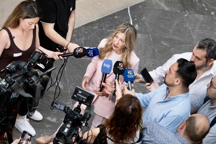 La vicepresidenta del Gobierno de Aragón, Mar Vaquero.