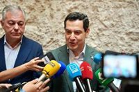 Moreno no ve viable "ahora mismo" la moción de censura del PP a Sánchez y pregunta a PNV y Junts "cuánto van a aguantar"