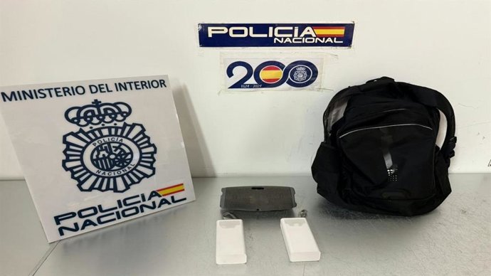 Cocaína escondida en un altavoz incautada por la Policía Nacional en Madrid