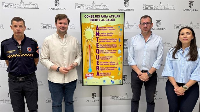 El Ayuntamiento de Antequera activa sus campañas preventivas frente al calor y los incendios forestales