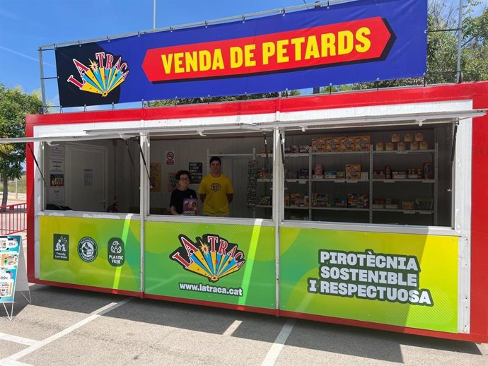 Punto de venta de pirotecnia.