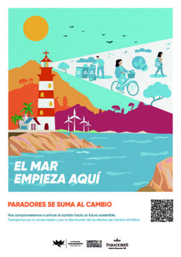 Paradores y Fundación Oceanogràfic se unen un año más en la campaña de concienciación 'El mar empieza aquí'.