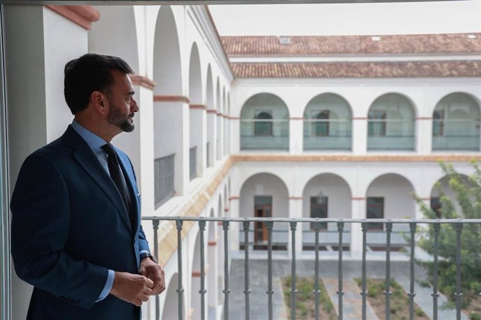 Archivo - El presidente de la Cámara de Cuentas de Andalucía, Manuel Alejandro Cardenete, en una entrevista concedida a Europa Press.