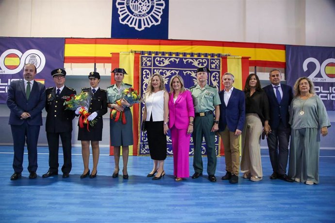 Acto de homenaje a las víctimas del terrorismo en la Policía Nacional.