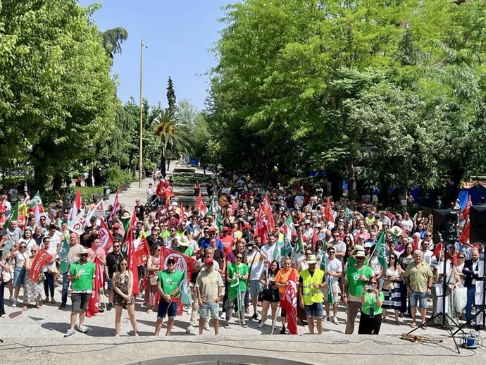 Quinta jornada de huelga en Fertiberia.