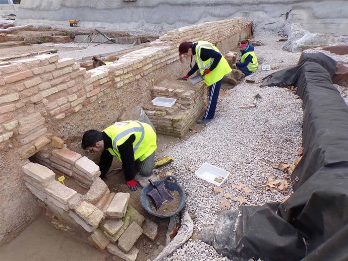 Excavación del grupo de Arqueología y Patrimonio del Mediterráneo Occidental de la UMU, junto con investigadores de la Universidad de Granada, Évora (Portugal) y Borgoña (Francia)