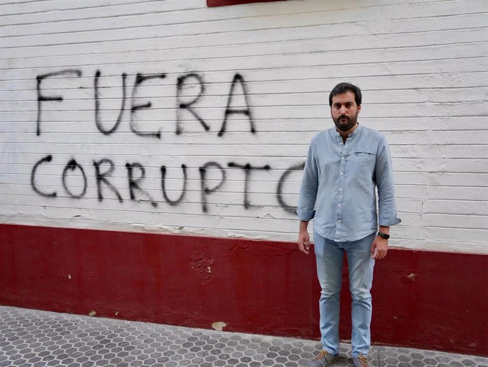 El presidente del Comité Ejecutivo Provincial de Vox Sevilla, Javier Navarro.