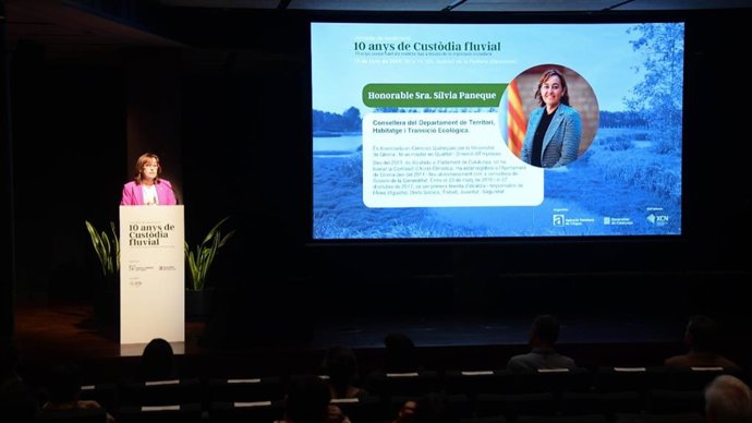 La consellera Paneque en el acto de este viernes