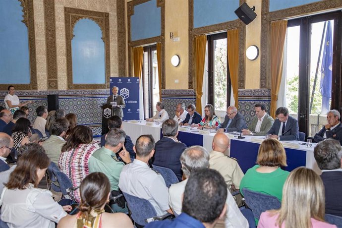 Fuentes interviene en el acto de firma para la creación del Centro Universitario para el Desarrollo del Aceite de Oliva de la Provincia de Córdoba.