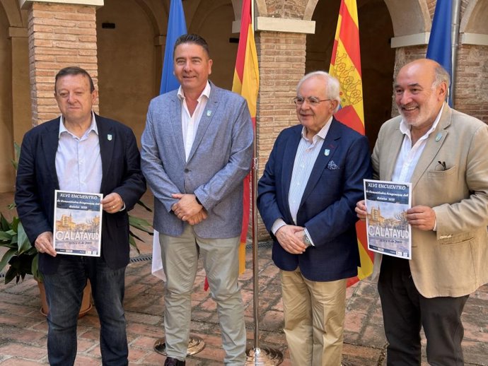 Presentación del 46º encuentro anual de la Federación de Comunidades Aragonesas del Exterior, que se celebra en Calatayud.