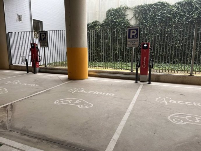 Punto de carga para vehículos eléctricos